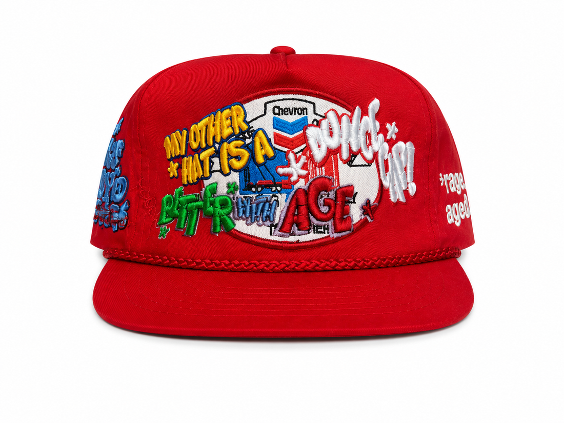 Better With Age Bad Words Trucker Red