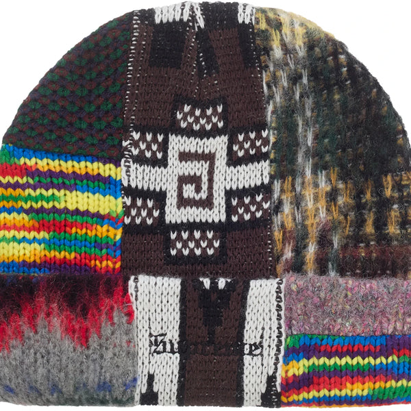 Supreme Patchwork Beanie Brown – Wavykickzco LLC