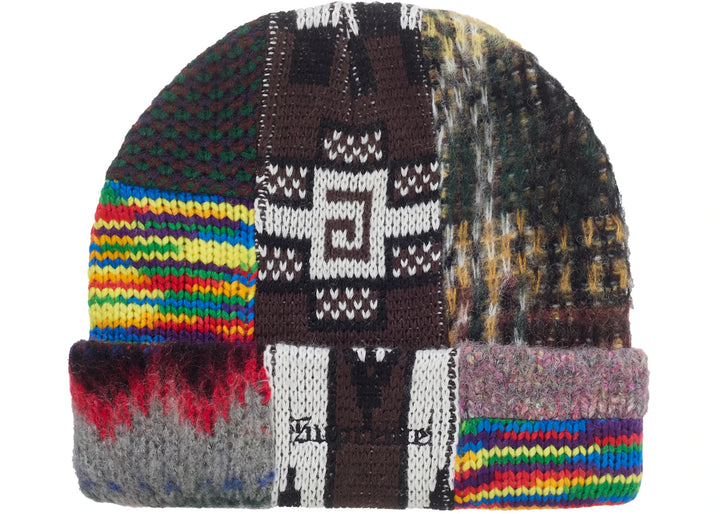 Supreme Patchwork Beanie Blue – Wavykickzco LLC Supreme Patchwork Beanie Blue – Wavykickzco LLC