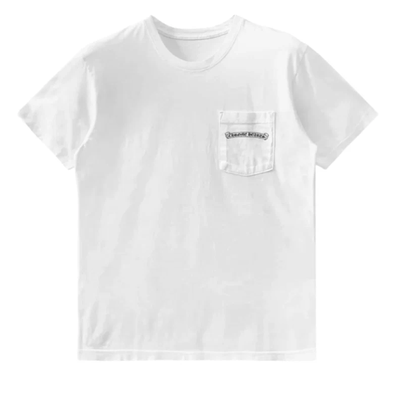 Chrome Hearts U.S.A Shoulder Logo T-Shirt White
