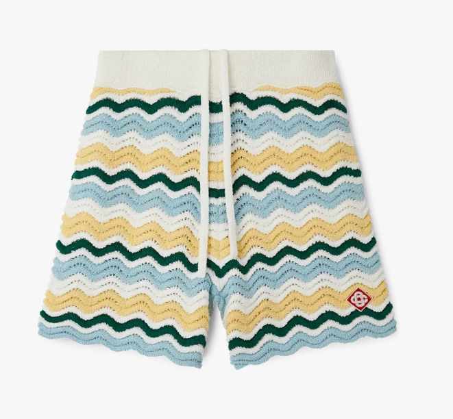 Casa Blanca Wavy Boucle Shorts