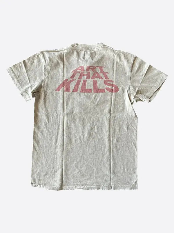 Gallery Dept Antique White & Black See Thru People T-Shirt