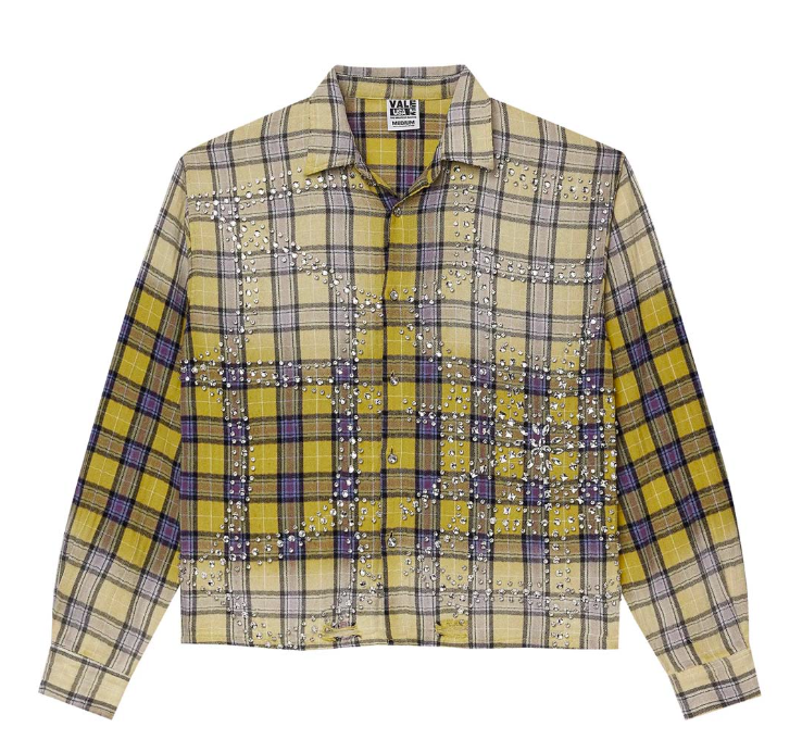Vale Forever Lemonhead Flannel 'Yellow/Blue'