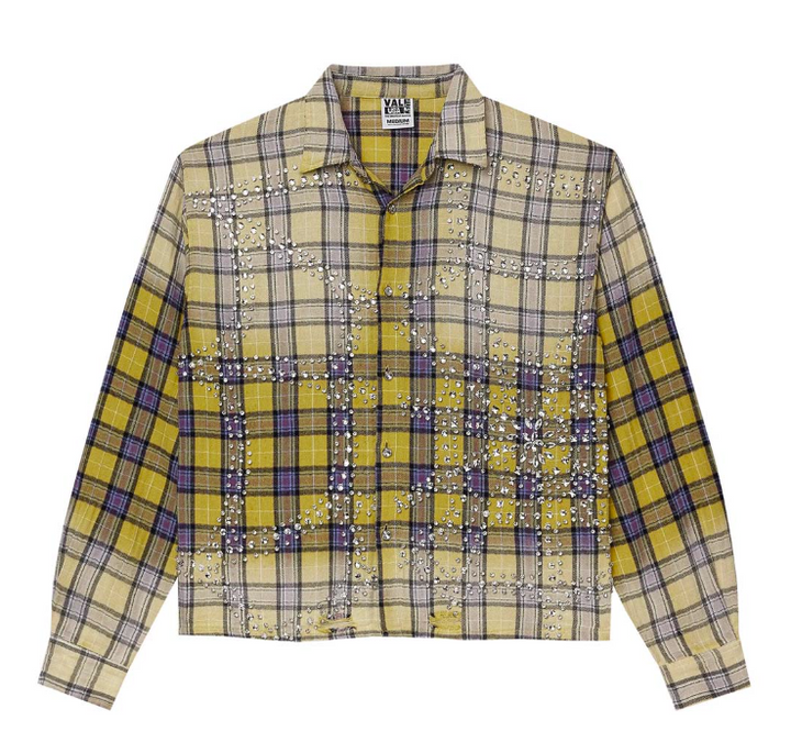 Vale Forever Lemonhead Flannel 'Yellow/Blue'