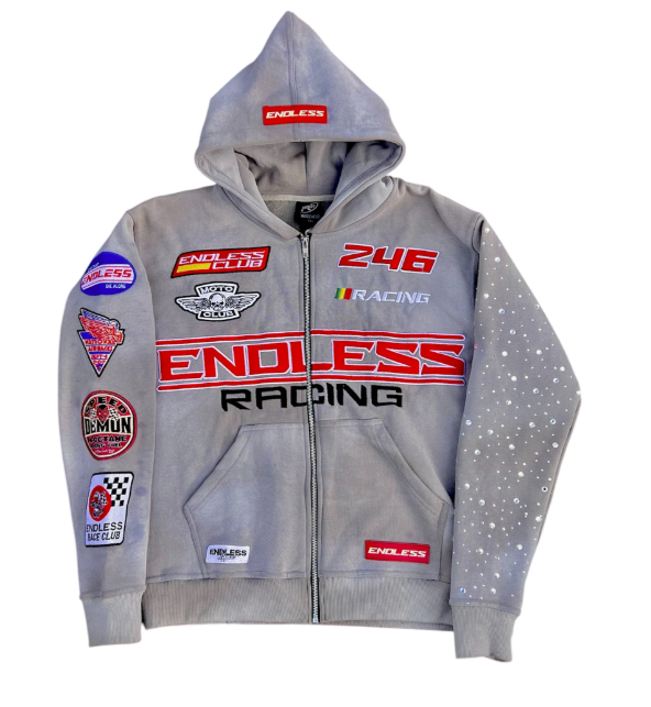 Asphalt Gray Pit Crew Jacket