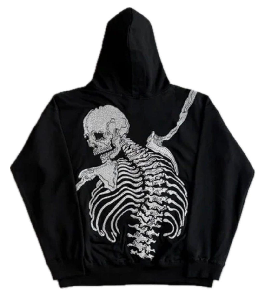 GODSPEED R.O.D SKELETON RHINESTONE HOODIE