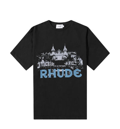 Rhude Casino Tee Vintage Black Image