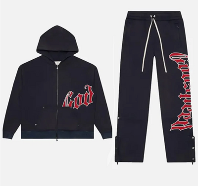Godspeed sweatsuit Navy Red Image