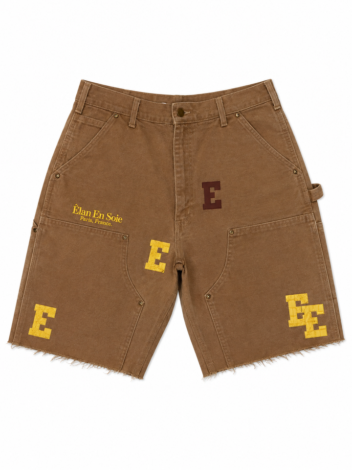 Èlan En Soie E patch jorts (yellow/brwn)