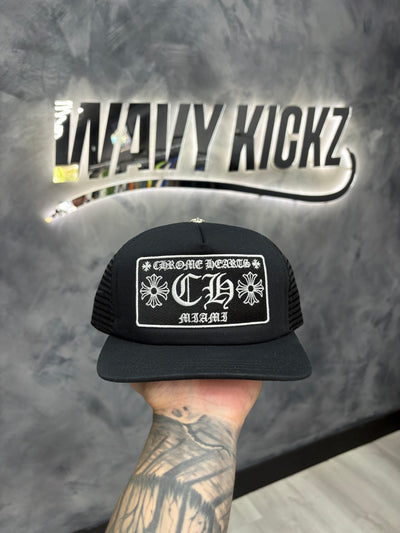 Chrome Hearts Miami Exclusive Trucker Hat Black Image
