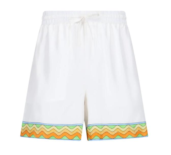 Casablanca Afro Cubism Tennis Club Shorts