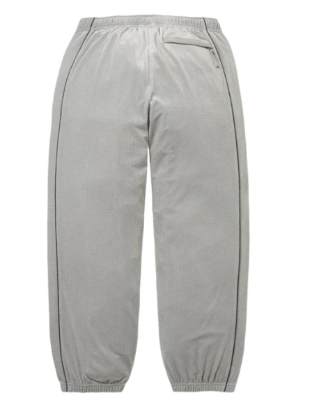 Supreme Velour Mesh Track Pant 'Silver'