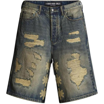 Lost Shadow Denim Short Blue Bone Image