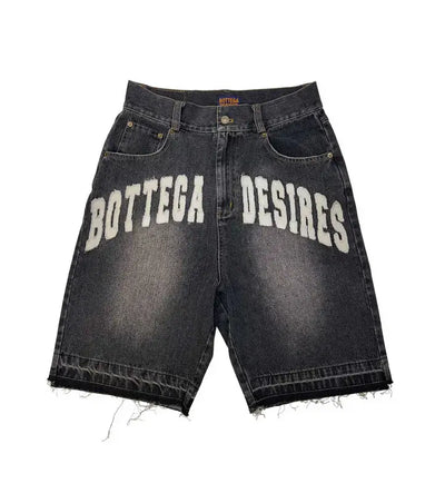 Bottega Desires Denim Shorts Black Image