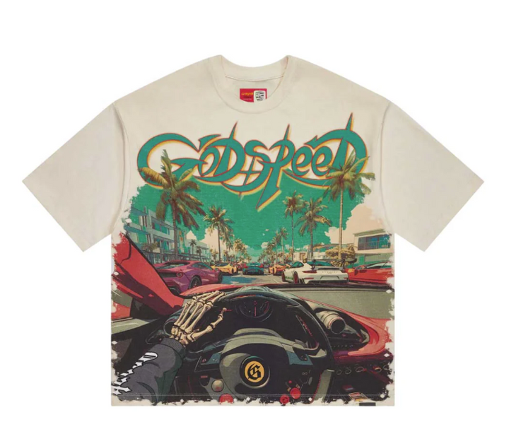 Godspeed Power Steering Bone Tee