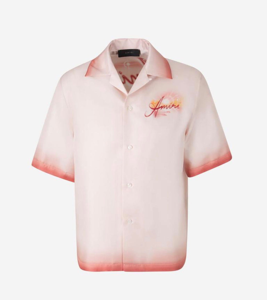 Amiri Rosewater Paradise Bowling shirt