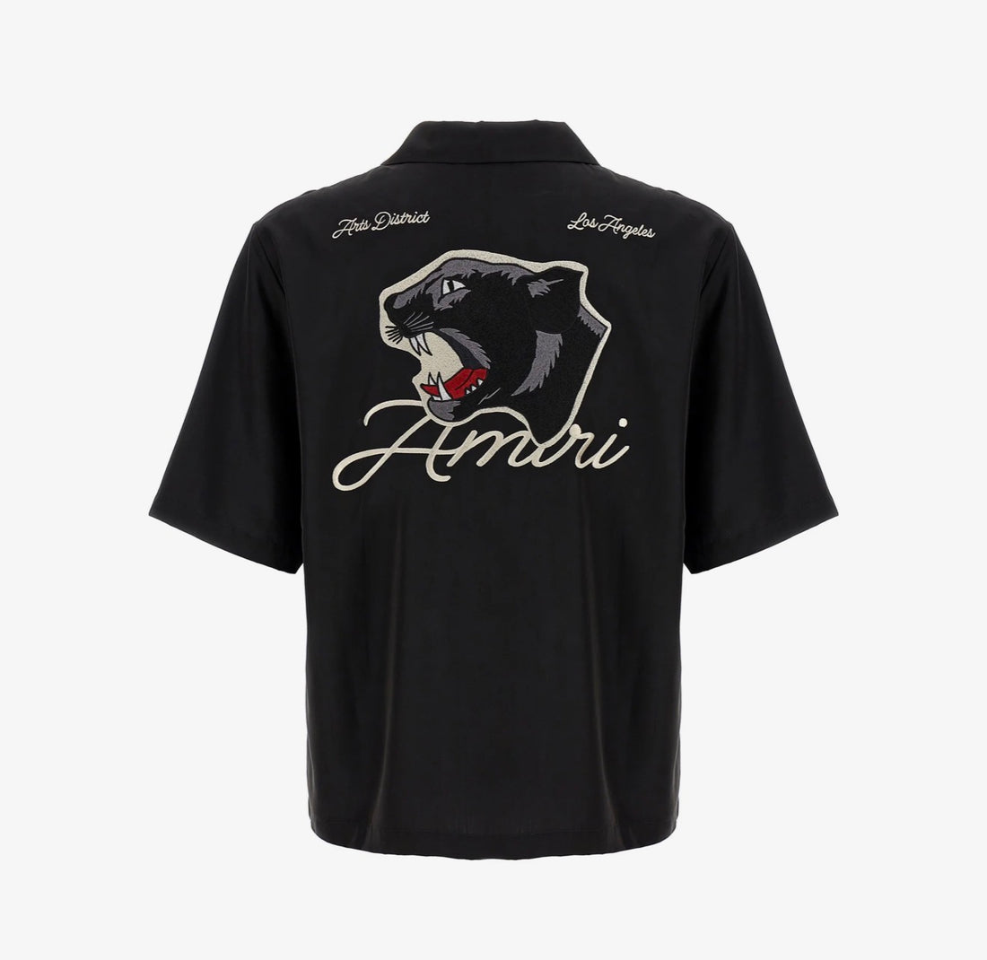 Amiri Panther Bowling Shirt