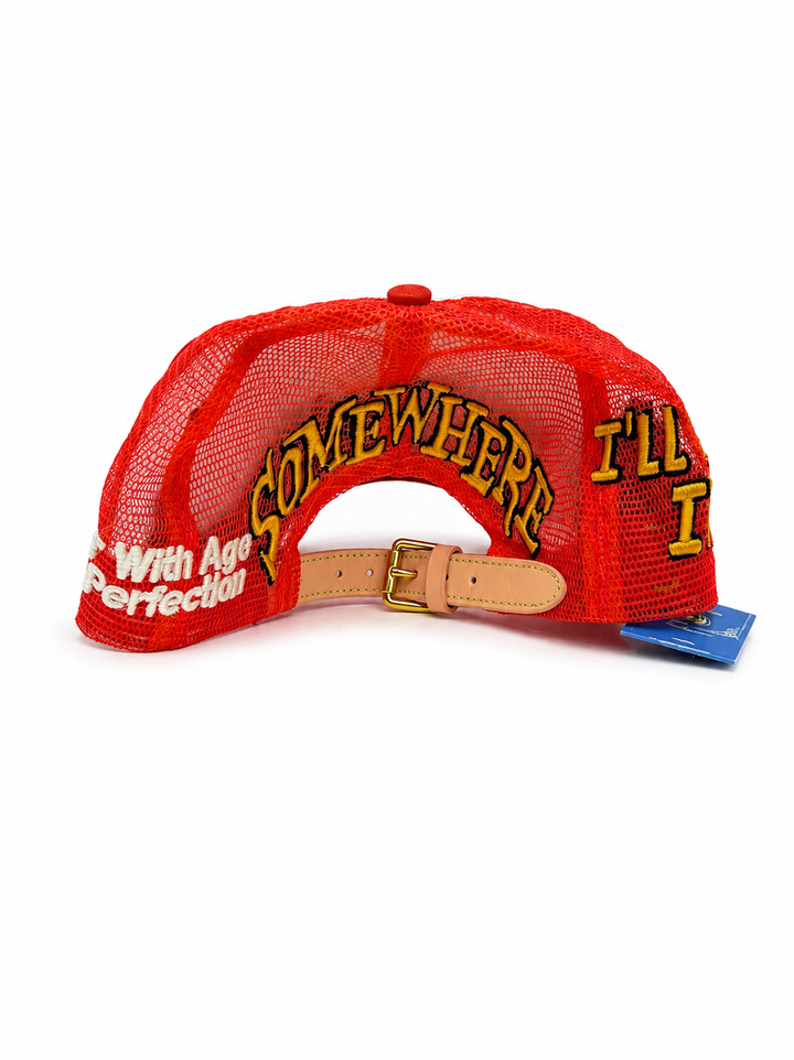 Better With Age SOMEWHERE Vintage Hat orange