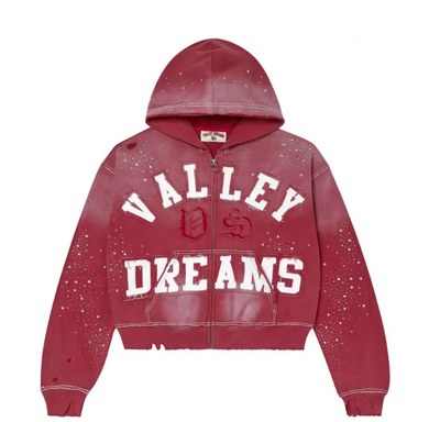 Vale Forever Classico Ruby Zip Up Hoodie Image