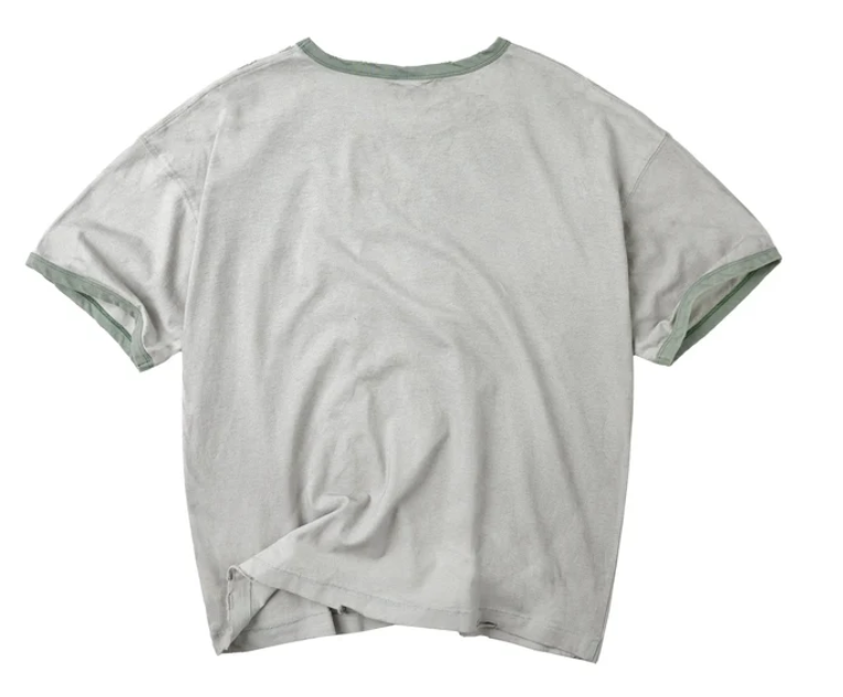 Vale Camp Ringer Tee Green