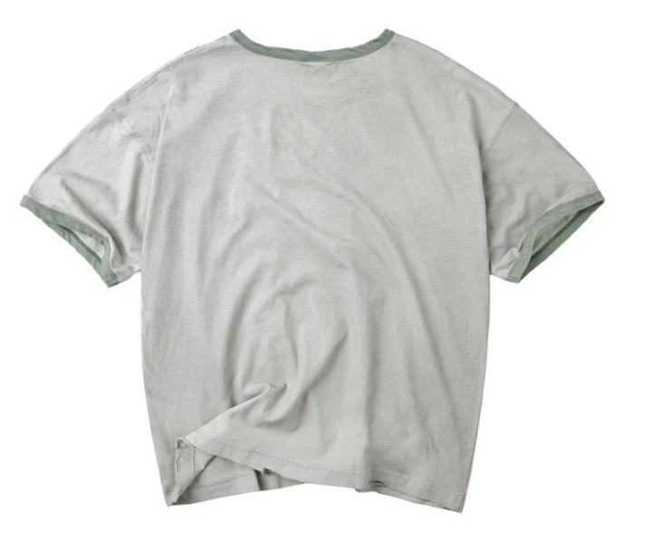 Vale Camp Ringer Tee Green