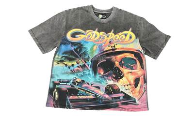 Godspeed F1 Dreams Washed Grey T-Shirt Image