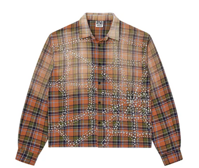 Vale Forever Pumpkin Patch Flannel 'Orange/Green' Image