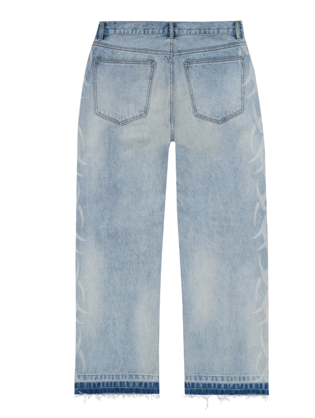 Bravest Blue Tribal Denim