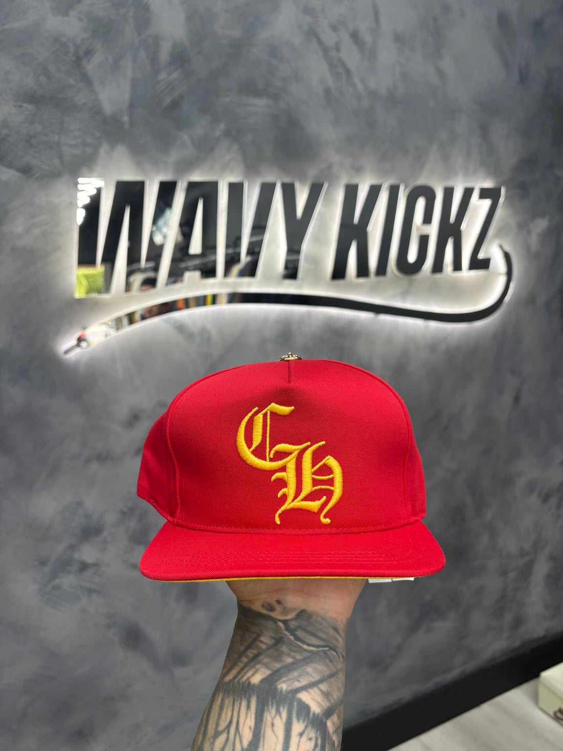 Chrome Hearts CH Gold Button Hat