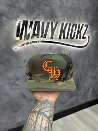 Chrome Heart CH Baseball Hat Camo Image