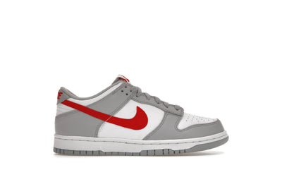 Nike Dunk Low White Grey Red (GS) Image